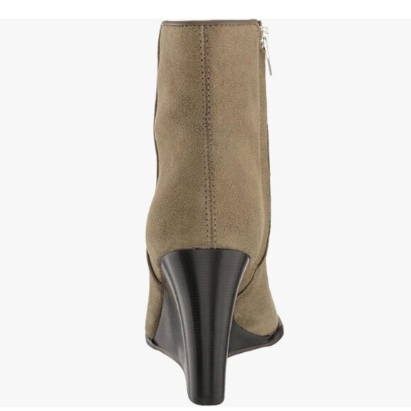 NEW DOLCE VITA Made In Brazil Suede Susann Booties in moss for women 925 4m2 - Picture 4 of 8